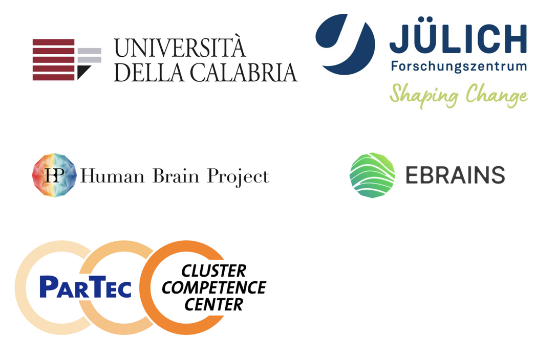 Logos of BrainComp sponsors